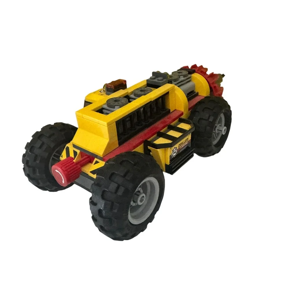 LEGO City Mining Driller 60186 Heavy Mining Vehicle Yellow Red Black Toy